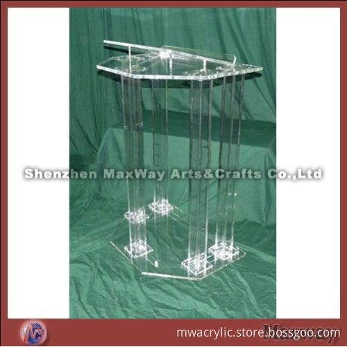 Clear Acrylic Lectern/Lucite Rostrum/Perspex Dais